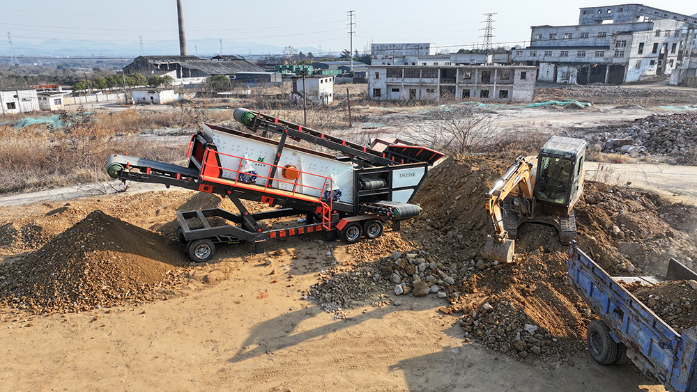 PA视讯官方集团移动筛分车