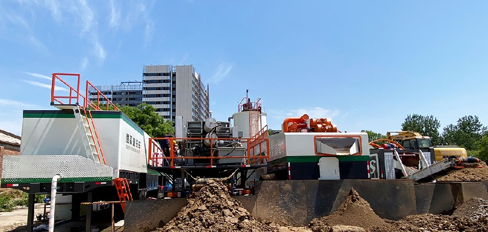 北京某土壤移动淋洗修复项目现场