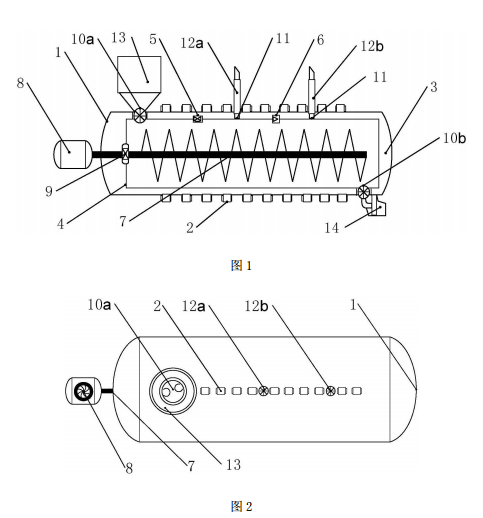 新型微波土壤热解吸装置的结构示意图